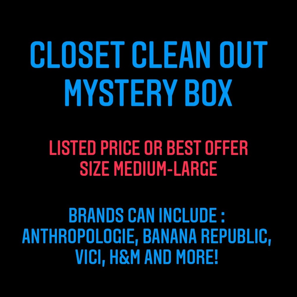 Mystery box including 5 or more items.